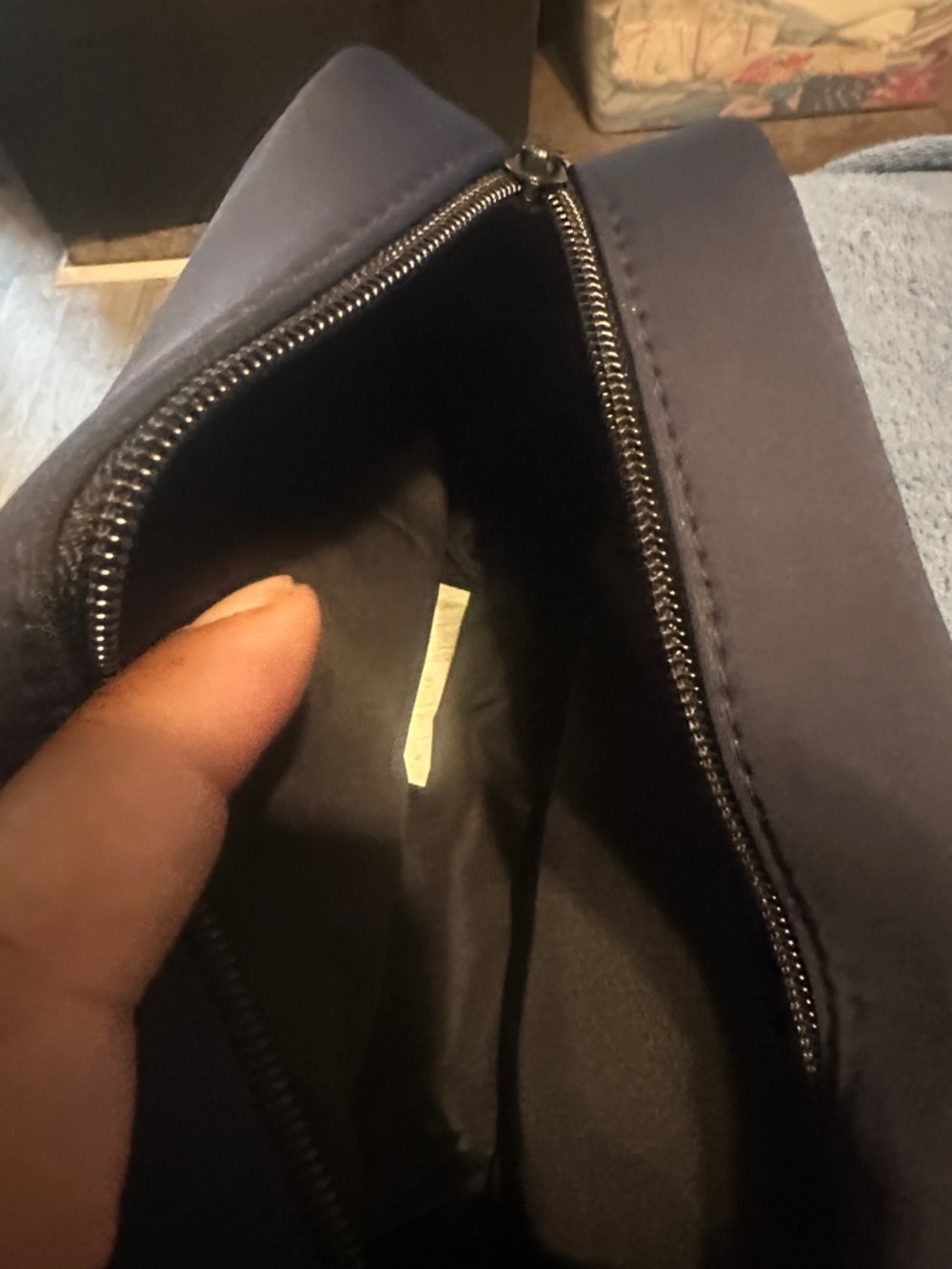 Dior  Black Embossed Toiletry Pouch - Picture 9 of 12